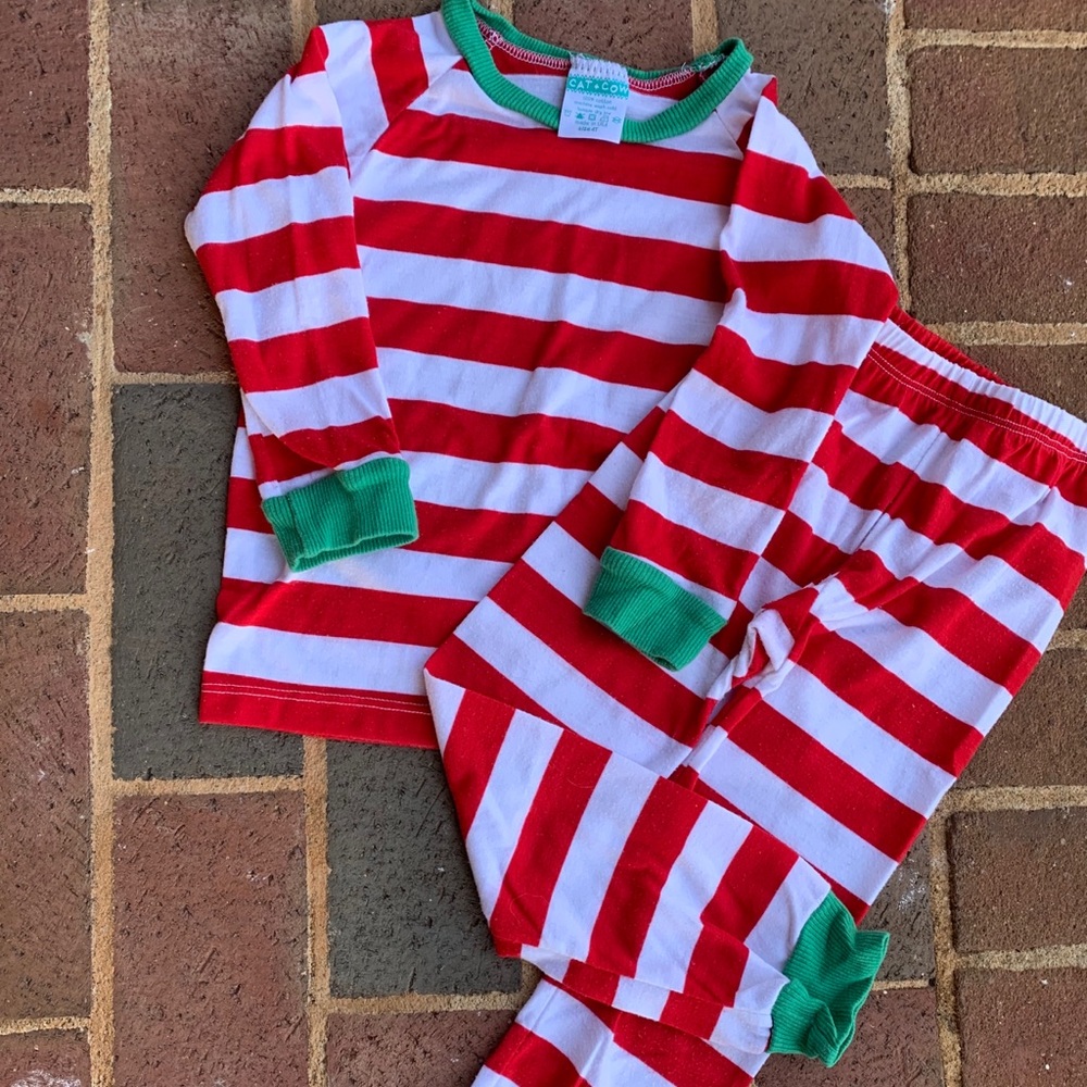 Striped Christmas Jammies